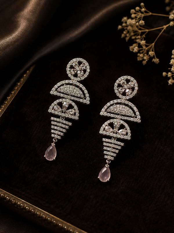 Blush Drop Earrings