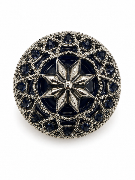 Neel Tara Silver Button Cover
