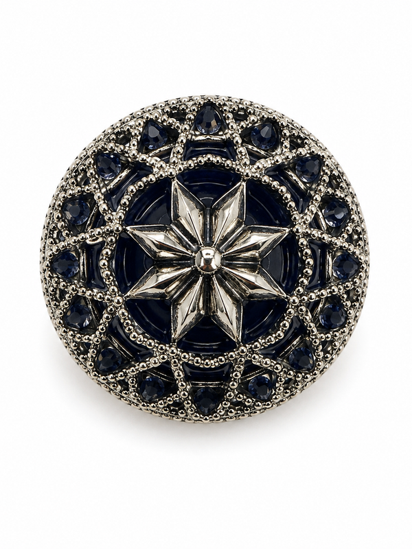 Neel Tara Silver Button Cover