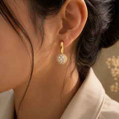 Auréa Pavé Drop Earrings
