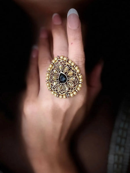 Zohra Meenakari Ring