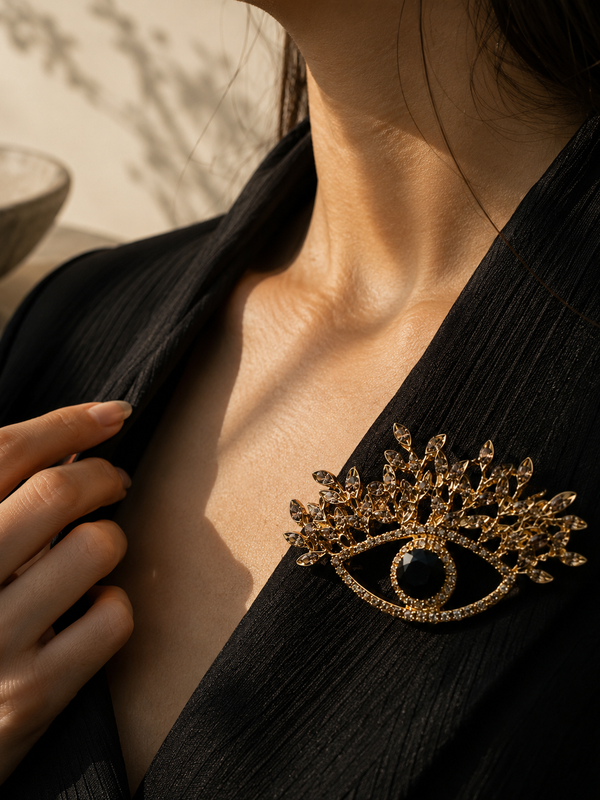 The Nazar Eye Statement Brooch