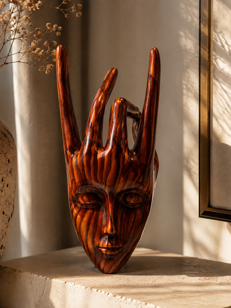 The Inner Flame Sculptural Face