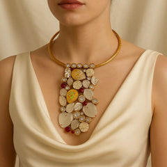 Enchanted Garden Mother of Pearl Necklace Set