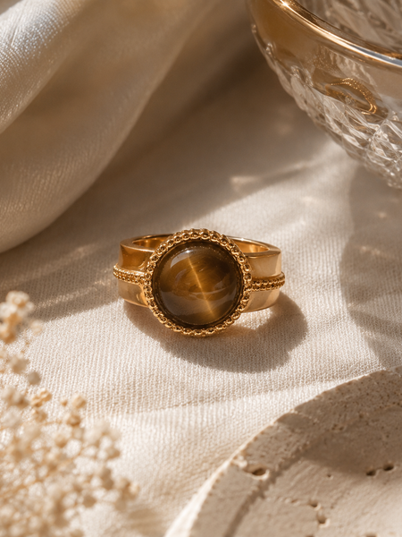 Solara Tiger Eye Ring
