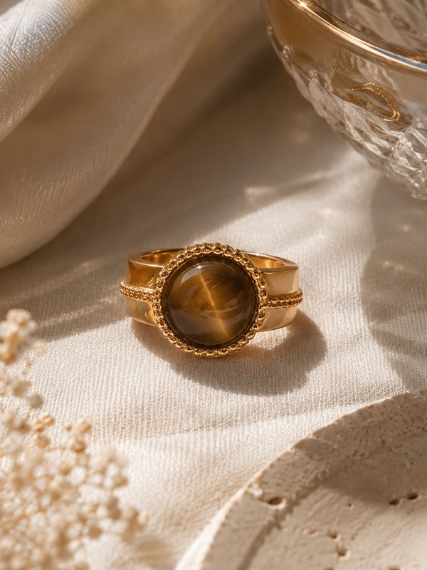 Solara Tiger Eye Ring