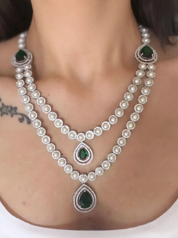 Pearl Empress Emerald Set