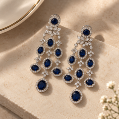 Neelam Cascade Jewellery Set