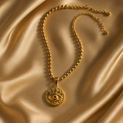 Eternal Protection Evil Eye Pendant Necklace