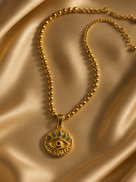 Eternal Protection Evil Eye Pendant Necklace