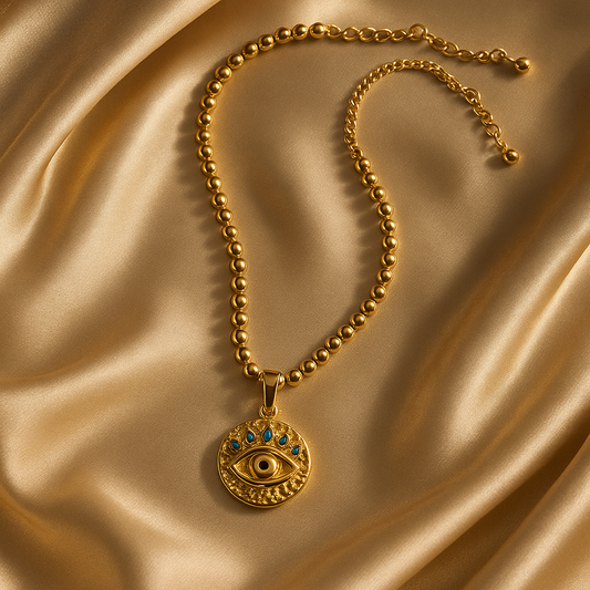 Eternal Protection Evil Eye Pendant Necklace