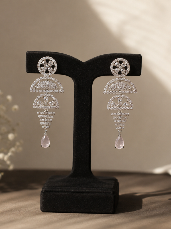 Blush Drop Earrings