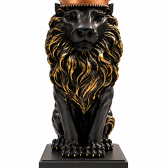 The Maharaja – Crowned Lion Sculpture