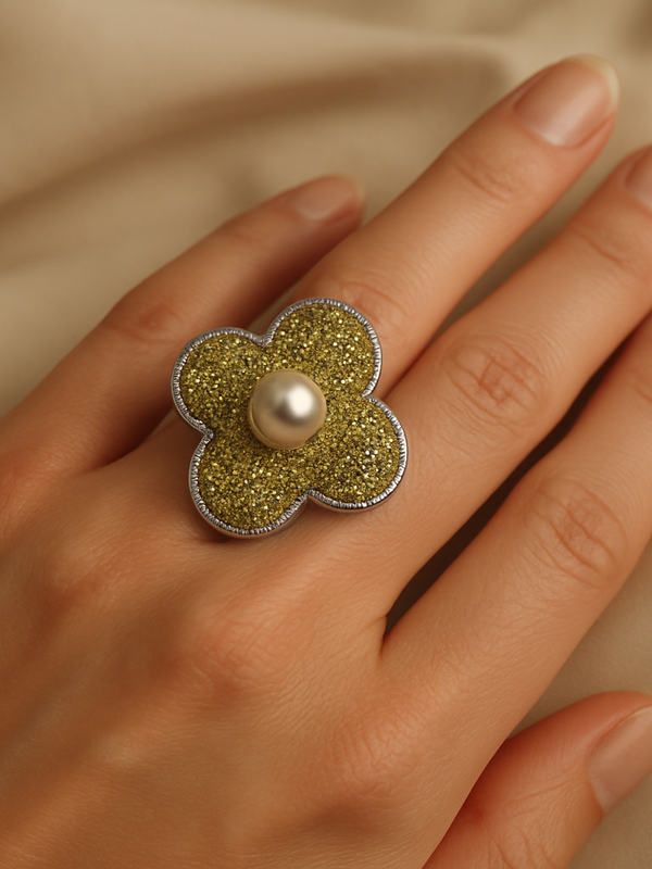 Aurelia Pearl Bloom Ring