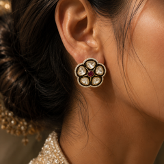 Gulnaar Polki Stud Earrings