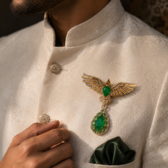 The Emerald Flight Brooch