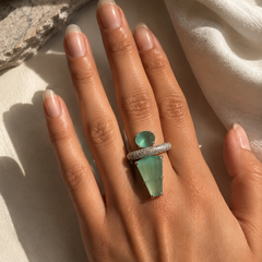 Aurelia Mint Sculptural Ring
