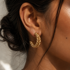 Rope Hoop Earrings