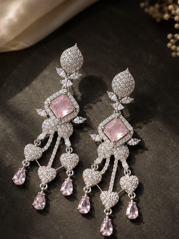 Rosé Royale Statement Earrings