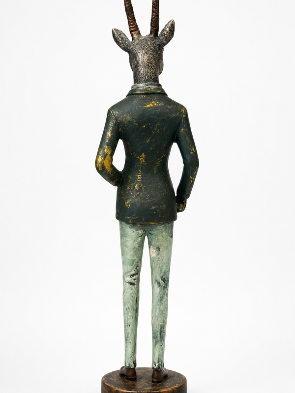 The Distinguished Antelope Gentleman Sculpture