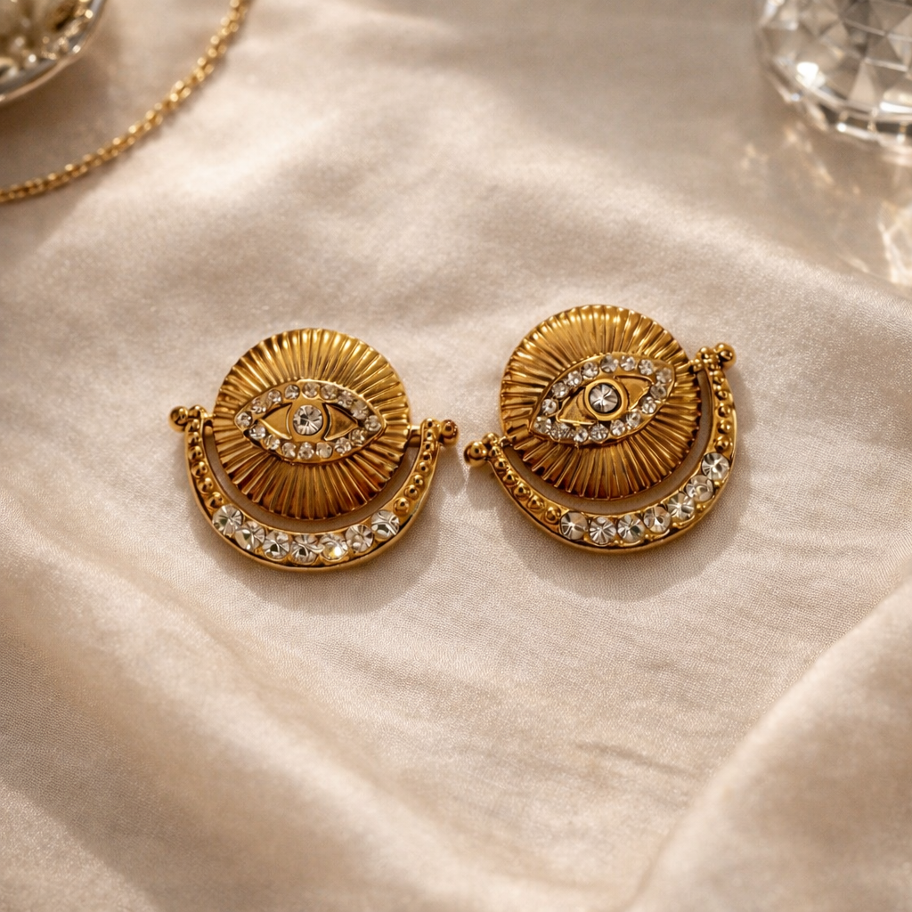 Nazra Statement Stud Earrings