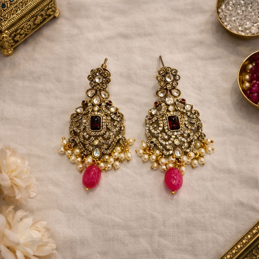 Ruby Meera Heritage Choker Set