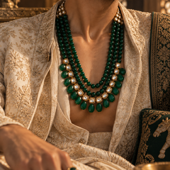 Zareen Emerald Layered Men’s Haar
