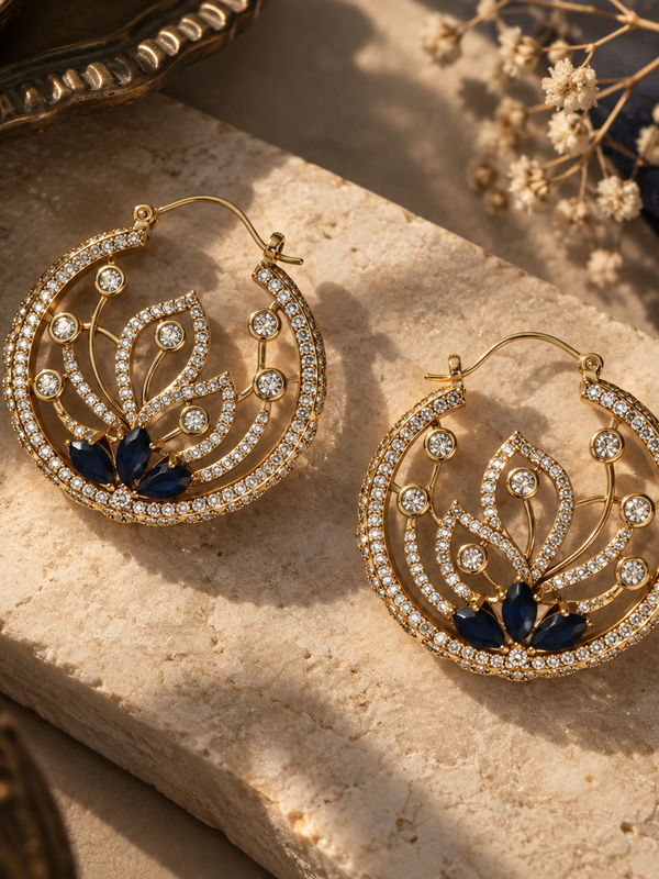 Neelam Lotus Statement Hoops