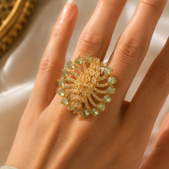 Aurelia Mint Statement Ring