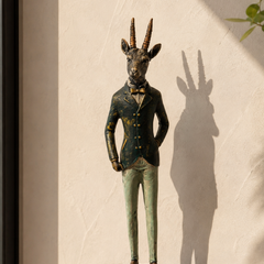 The Distinguished Antelope Gentleman Sculpture