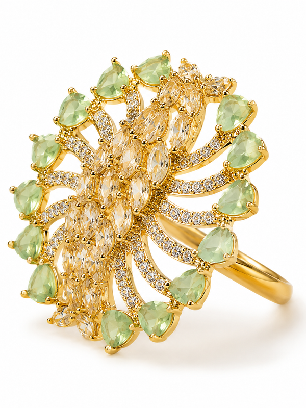 Aurelia Mint Statement Ring