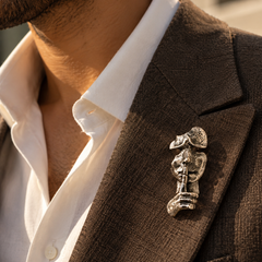 Khamosh Brooch