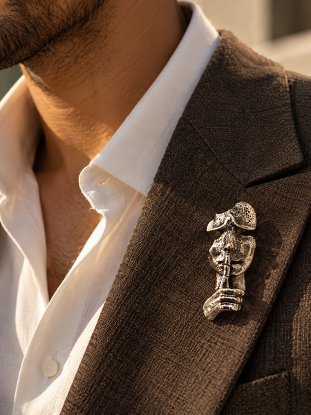 Khamosh Brooch