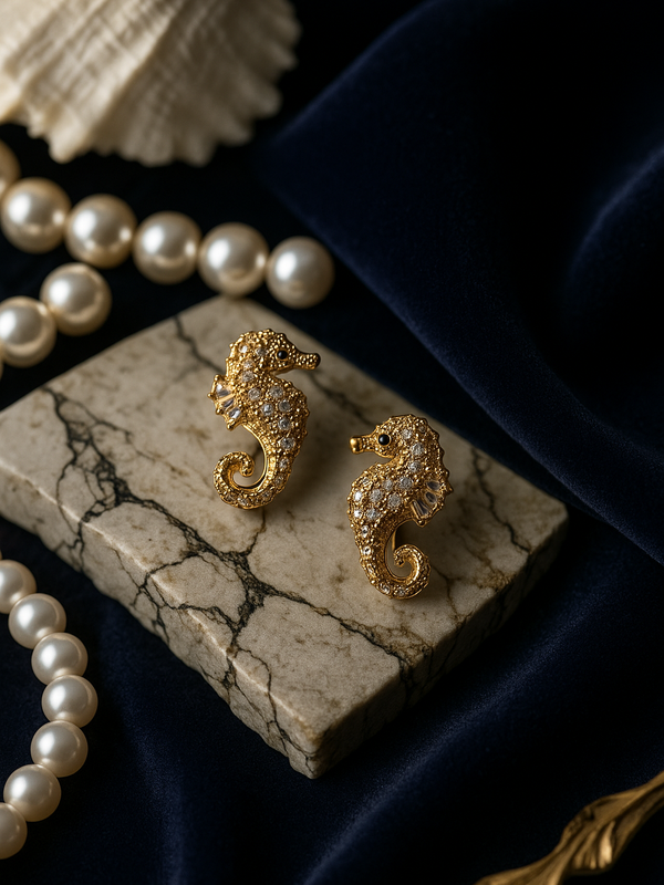 Marina Seahorse Earrings