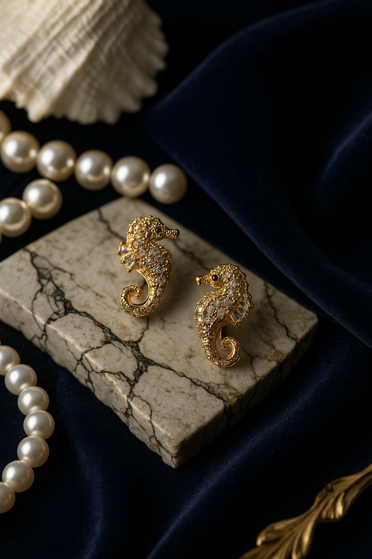 Marina Seahorse Earrings