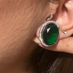 Emerald Aura Luxe Necklace Set