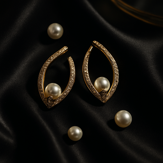 Pearl Radiance Drop Earrings