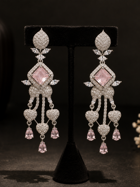 Rosé Royale Statement Earrings