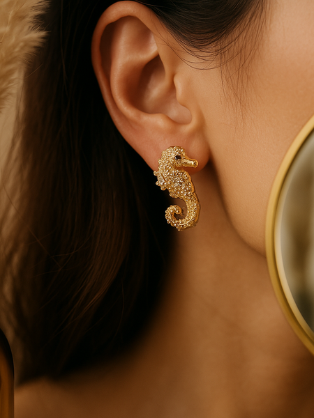 Marina Seahorse Earrings