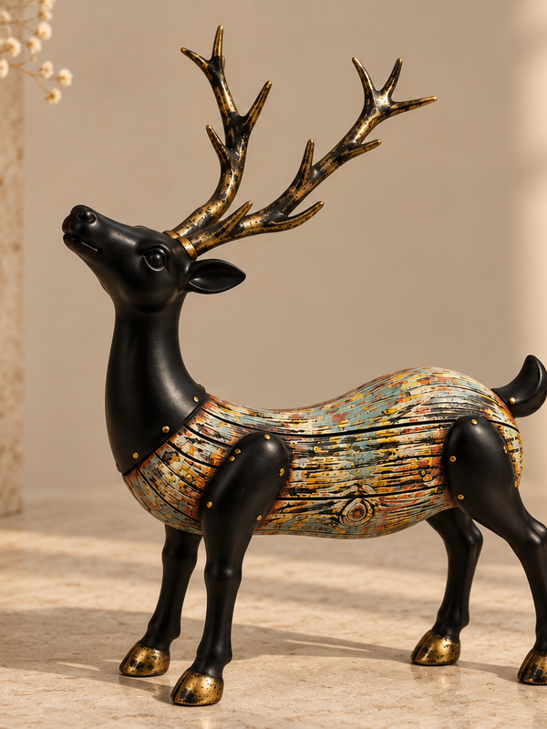 Aranya Standing Stag Sculpture