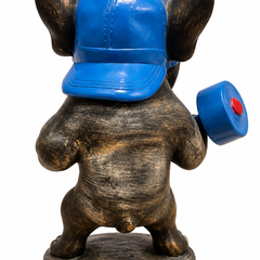 The Gym Bro – Bulldog Sculpture