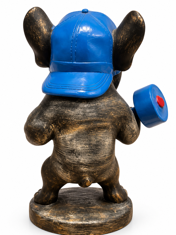 The Gym Bro – Bulldog Sculpture