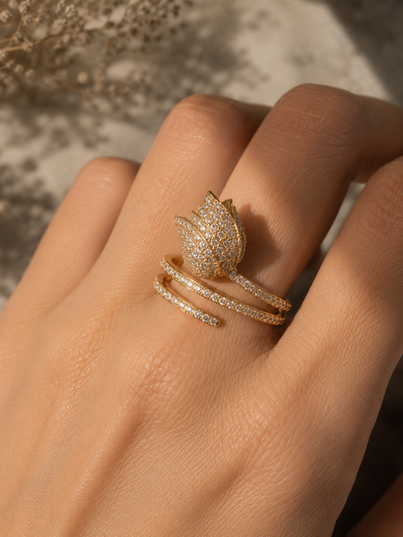 Fleur Wrap Ring