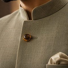 Regent Smoky Quartz Button Cover