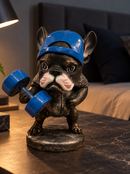 The Knockout Duo – Bulldog Fitness Sculpture Set of 2