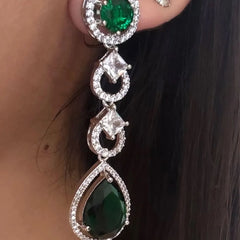Emerald Empress Diamond Necklace Set