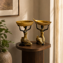 The Golden Gatherings Decorative Basket Duo