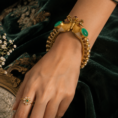 Mayura Mint Peacock Bracelet