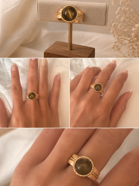 Solara Tiger Eye Ring