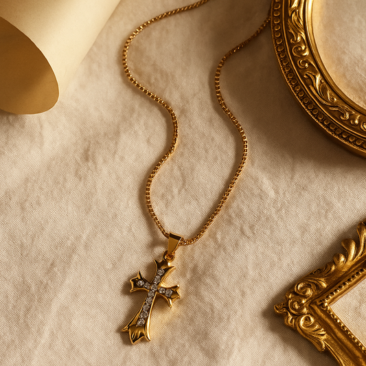 Regal Cross Pendant Necklace